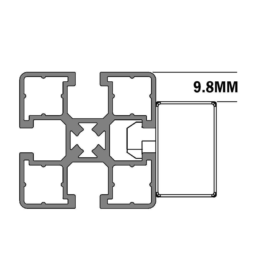 64-070-0 MODULAR SOLUTIONS ZINC PART<br>SPACER BLOCK MODEL 45 GRAY
